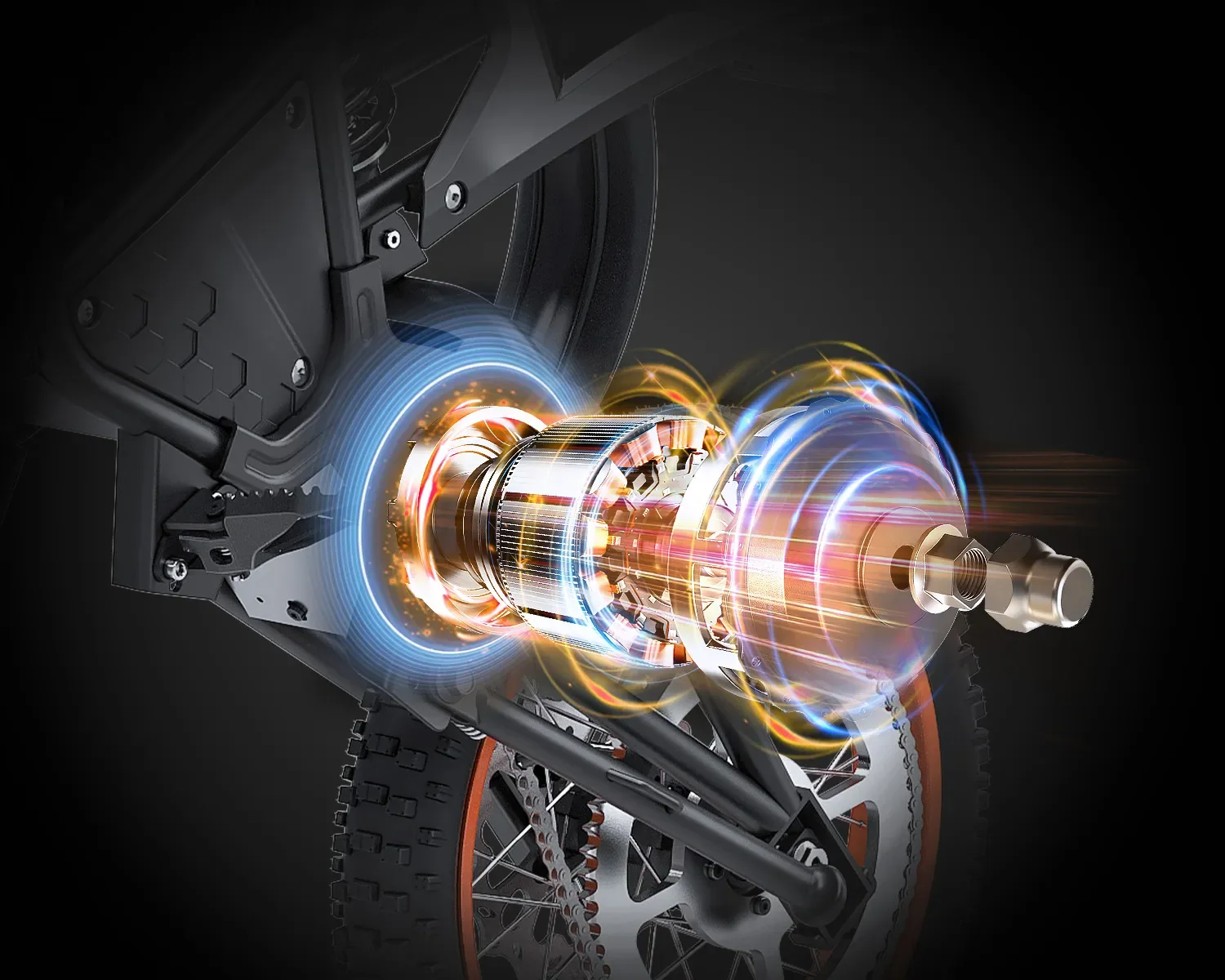 Supplier component illustration of the electric drive